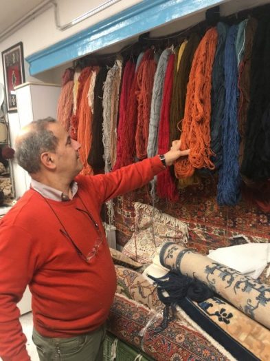 lavaggio e restauro tappeti orientali