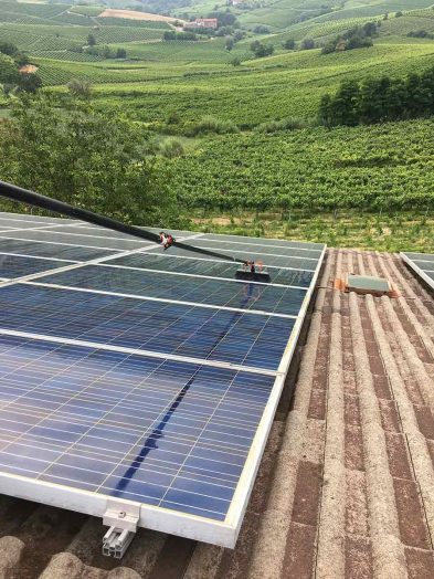 lavaggio pannelli fotovoltaici