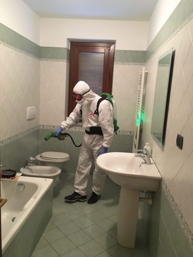 opere di disinfezione sanificazione